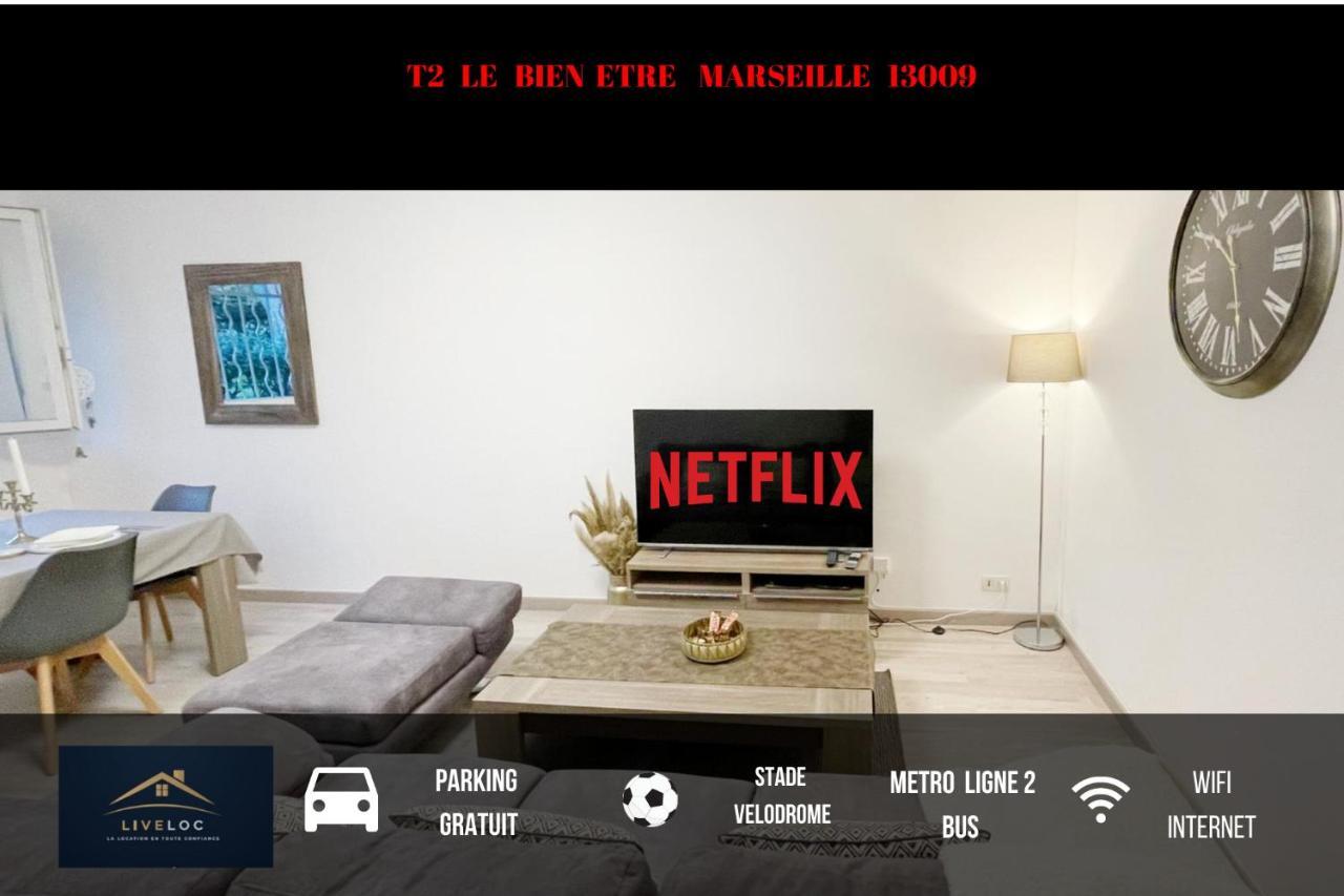 T2 Le Bien Etre Marseille 9Eme-Wifi-Netflix-Metro-Parking-Plage Exterior photo